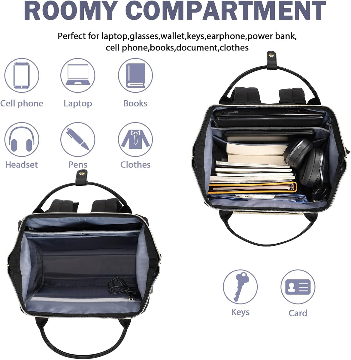 backpack for laptop and books EMPSIGN 17 Inch Business Travel Laptop Backpack – Kinzd