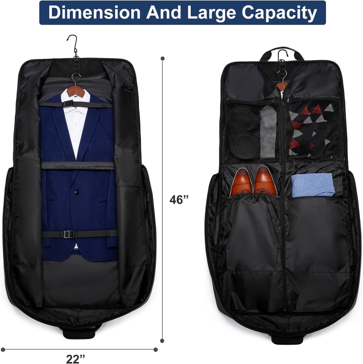 PUSLOM 40-Inch Travel Garment Bag