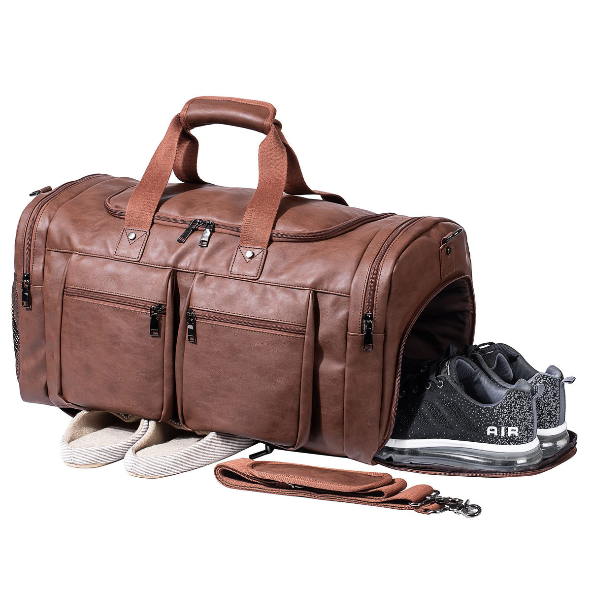 seyfocnia Leather Travel Bag – Kinzd
