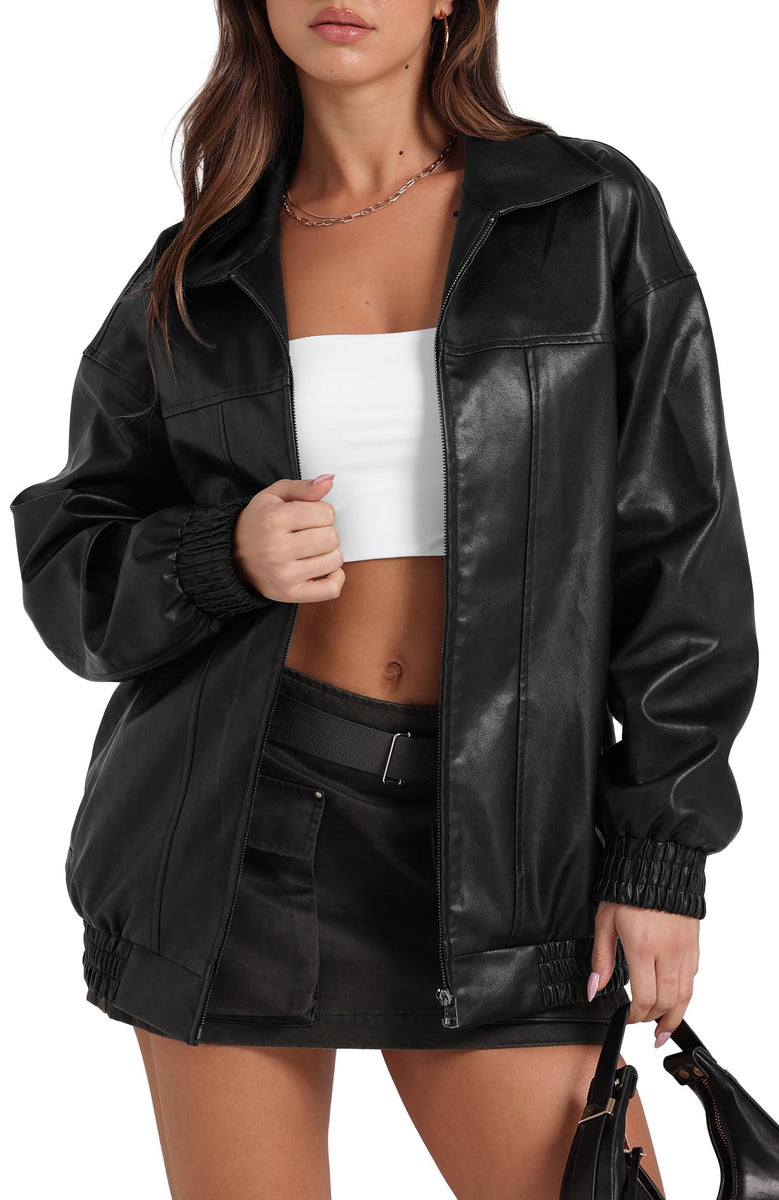 SAMPEEL Leather Jacket for Women – Kinzd