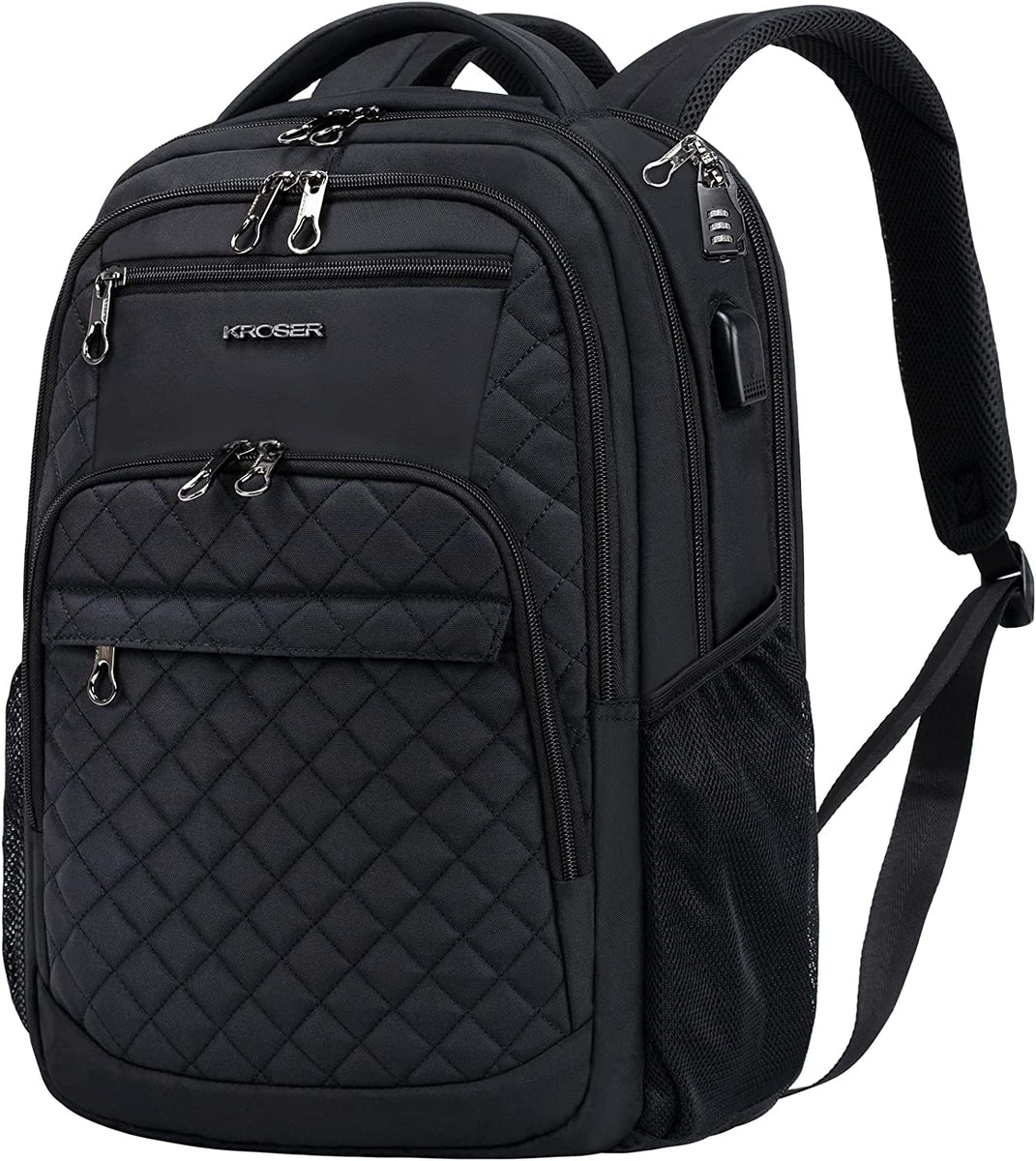 KROSER 17 Inch Business Travel Laptop Backpack – Kinzd display picture 1