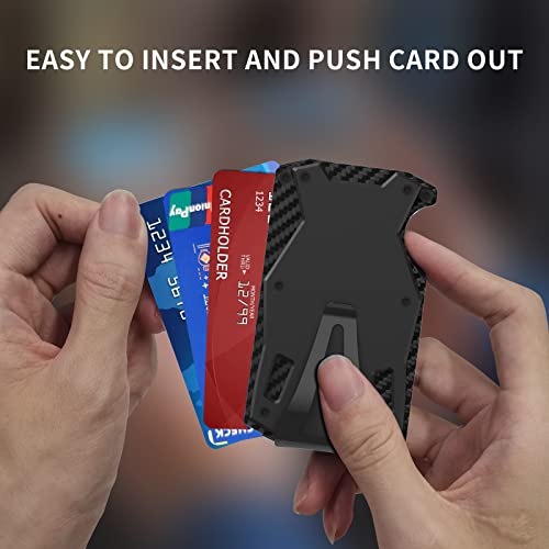 Mvgges Airtag Wallet Slim Minimalist Wallet with Airtag Holder