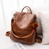 CHERUTY Women Backpack PU Leather Anti-theft Casual Shoulder Bag Fashion  Satchel Bags