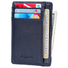 minimalist leather front pocket wallet