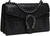 MYHOZEE Crossbody Bags for Women - Snake Printed Clutch Purses Leather Chain Shoulder Bags Evening Handbags