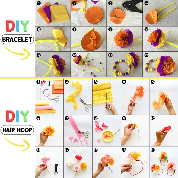 3 Otters 150 Sheets Tissue Paper, 14X20 Inch Tissue Paper for Gift Bags Multicolor Gift Wrap Supplies Bulk for Crafts Party Decorations Art Projects