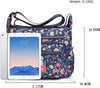 Crossbody Bags for Women Multi Pocket Shoulder Bag Waterproof Nylon Messenger Purses and Handbags