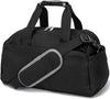 14 Inch Small Gym Bag for Women & Men, Mini Duffel Bag for Travel Sports Lightweight Carry on Bag, Black