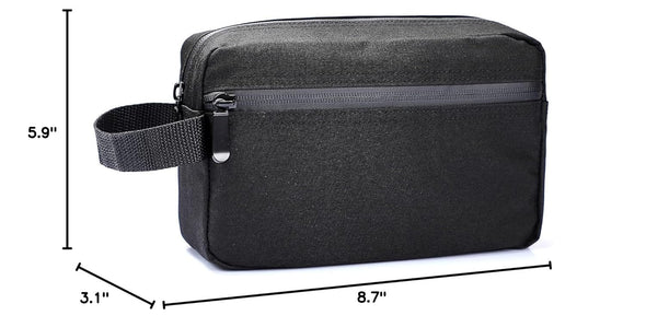 Etercycle Toiletry Bag for Men, Portable Travel Toiletry Organizer Bag,Shaving Bag for Toiletries Accessories (Black)