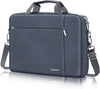 Ferkurn 17 17.3 Inch Laptop Bag Women Men Compatible with HP Envy Pavilion Omen/Lg Gram/Msi/Dell Inspiron Xps/Lenovo Thinkpad/Acer, Shoulder Strap Carrying Briefcase Messenger Computer Bag Case, Grey