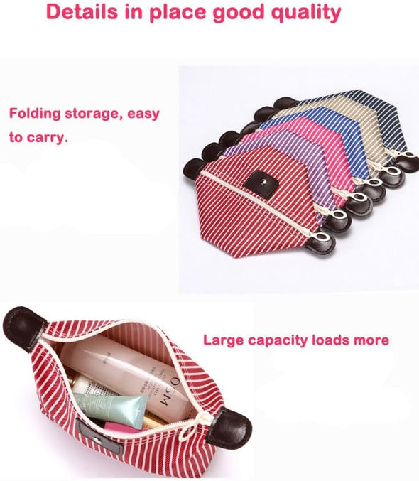 2 Pack Make up Bag,Travel Make up Bag,Toiletry Bag,Nylon Cosmetic Bag,Light Pink Makeup Bag,Skin Care Bag,Preppy Makeup Bag,Make up Bag for Traveling,Tiny Makeup Bag,Trendy Makeup Bag