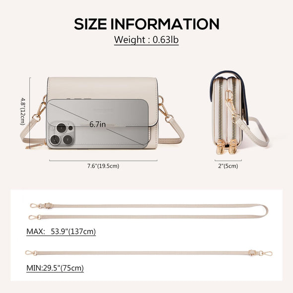 Small Crossbody Bag for Women,Cell Phone Purse Women'S Shoulder Handbags Wallet Purse with Credit Card Slots