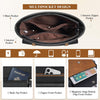 RAINSMORE Crossbody Bag for Women, Waterproof Leather Crossbody Purses Lightweight Handbags Shoulder Bag Travel Purse