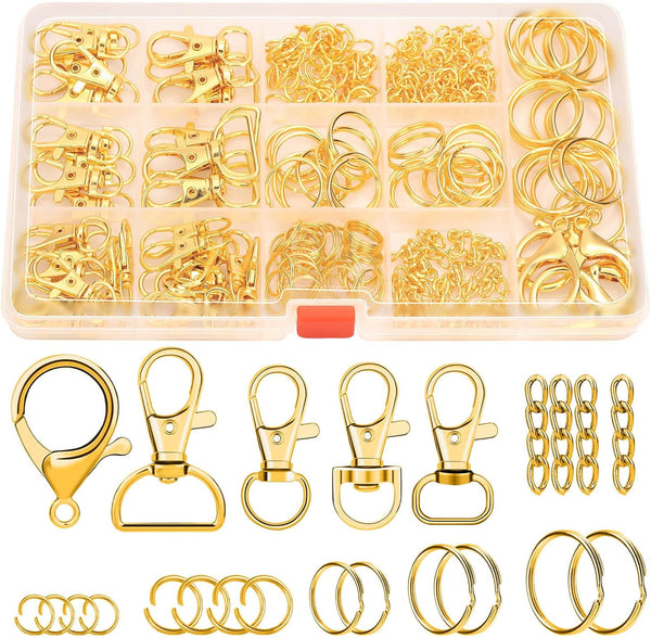 PAXCOO 300-Pcs Keychain Making Kit – Kinzd
