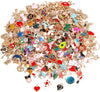 SANNIX 350Pcs Bracelet Charms Jewelry Making Charms Assorted Gold Plated Enamel Pendants for DIY Necklace Bracelet Earring Craft Supplies
