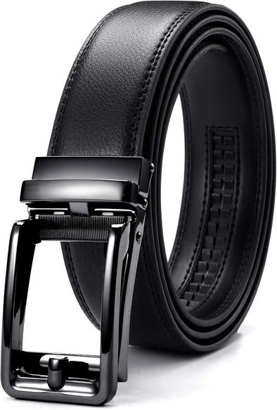 CHAOREN Click Belts for Men - Mens Ratchet Belt 1 3/8" for Dress Pants - Perfect Companion to Men'S Oxfords