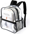 Keepcross 12X6X12 Clear Backpack for Stadium Events Clear Bag Stadium Backpack Mini Small for Sports Events Concerts Festivals Games, Women Men