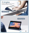 Moko Case for All-New Amazon Kindle Fire HD 10 Tablet (13Th Generation, 2023 Release) 10.1", PU Leather Trifold Stand Cover for Fire Tablet 10 2023, Auto Wake/Sleep, Navy Blue