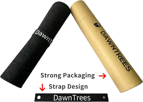 DAWNTREES Large Felt Desk Pad, 40''X16'' Full Desk Mouse Pad, Office Computer Desk Mat for Keyboard,100X40Cm Felt Desk Mat for Desk Pad Protector