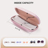 Marvolia Glasses Case Hard Shell - PU Leather Eyeglass Cases Eyeglasses Case for Sunglasses Eye Glasses Cases