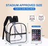USPECLARE Clear Backpack for Stadium Approved 12×6×12, Water Proof Clear Bag for Stadium Events and Concert Work Sport Event