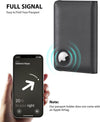 Stouchi Airtag Passport Holder, Slim Passport Holder Family with Airtag Slot, RFID Passport Wallet Cover for Men, PU Leather Passport Case, Anti-Lost Travel Accessories, Black