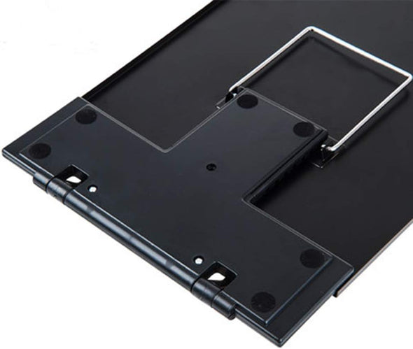 Hanghs Desktop Document Holder/Paper Stand/Clipboard for Sheet Music/Cookbook/Book with 7 Adjustable Positions and a Highlighting Side Clip Black