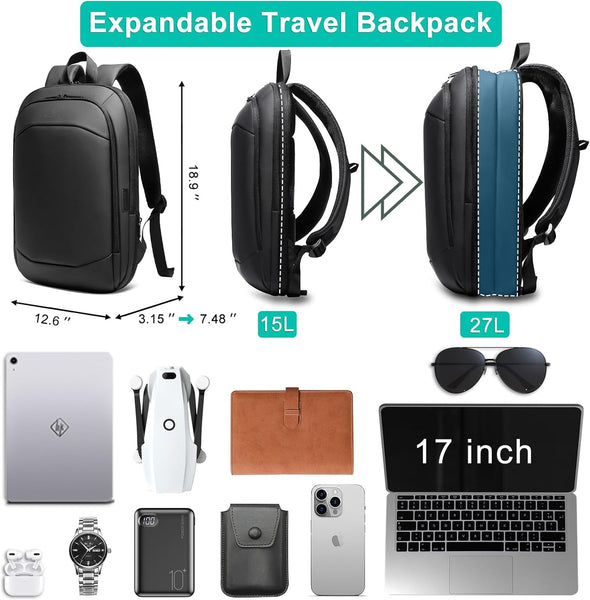 hk 17 Inch Business Travel Laptop Backpack Kinzd hk 17 Inch Business Travel Laptop Backpack Kinzd