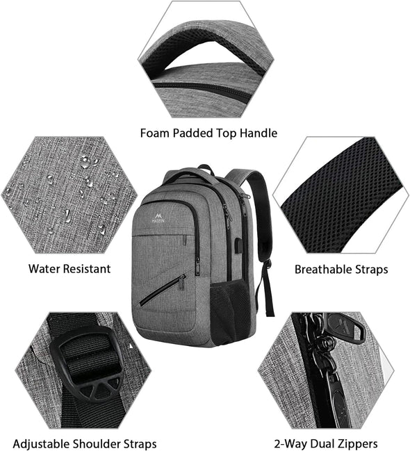 best 17-inch laptop backpack for college MATEIN 17 Inch Travel Laptop Backpack – Kinzd