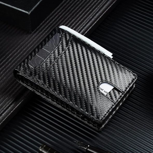 Furid Card Wallet for Men Slim: Smart Wallet - Rfid Minimalist Front Pocket with ID Window Pop up Wallet Gift for Male