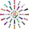 SIQUK 160 Pieces Keychain Tassels Leather Tassel Bulk for DIY Keychain and Craft, 32 Colors