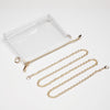 Clear Purse for Women - Stadium Approved Small Crossbody Bag with Zipper, Clear Stadium Bag for Concerts, Sports
