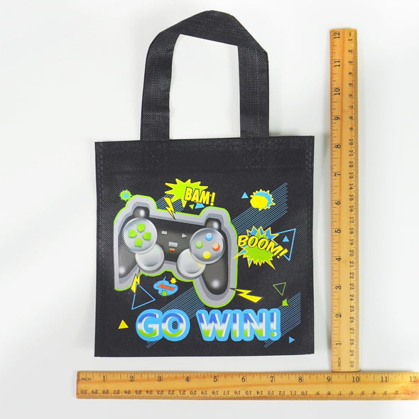 20 PCS Video Game Party Favor Bags Gamer Gift Bags Treat Gift Bags for Kids Game on Birthday Party Video Game Theme Party Baby Shower Level up Goodie Bags Supplies (GAME 01)