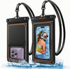 Unbreakcable Floating Waterproof Phone Pouch 2 Pack, IPX8 Waterproof Phone Case Dry Bag Kayak/Beach/Cruise Travel Essentials, Water Proof Pouch for Iphone 16 15 Pro Max, Samsung S25 Ultra S24 S23-7"