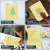 Vivin Legal Pads 8.5 X 11 Inch, Wide Ruled Note Pads, 12 Pack, 50 Sheet/Pad, Perforated Writing Pads, Notepads for Office Home School, 600 Sheets, Canary Yellow Paper