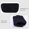 Money Belt for Travel, Slim RFID Blocking Women and Men Hidden Travel Pouch under Clothes, Passport Holder Protect Cash, Documents, Credit Card, Black, Bonus 2 RFID Sleeves