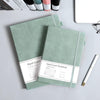 CAGIE Lined Journal Notebook for Women Men 320 Pages 100 Gsm Paper Thick Journaling Notebooks A5 Leather Journals for Writing Hardcover Journal Supplies for Work Note Taking Diary, 5.7X8.3 In, Green