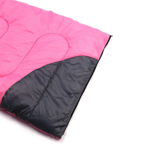 Tuphen- Sleeping Bags for Adults Kids Boys Girls Backpacking Hiking Camping Microfiber Liner, Cold Warm Weather 4 Seasons Indoor Outdoor Use, Lightweight & Waterproof