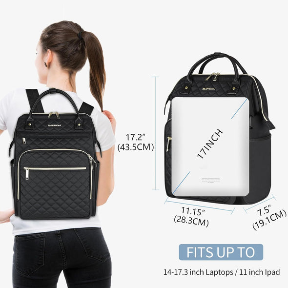 EMPSIGN 17 Inch Business Travel Laptop Backpack – Kinzd EMPSIGN 17 Inch Business Travel Laptop Backpack – Kinzd