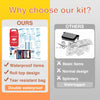 Waterproof First Aid Kit Roll Top Boat Emergency Kit with Waterproof Contents for Fishing Kayaking Boating Swimming Camping Rafting Beach Red