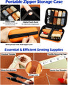 PLANTIONAL Leather Repair Sewing Kit: 31Pcs Leather Working Tools with Pro Waxed Thread, Large Eye Hand Sewing Needles, 3 Versatile Awl, Heavy Duty Sewing Kit for Car, Upholstery, Vinyl, Canvas 02