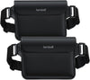 Lamicall Waterproof Fanny Pack - [2Pack] [Easy Handling] Dry Bags Waterproof Pouch with Elastic Waist Strap for Swimming, Beach, Kayaking, Cruise Ship Essentials, 8.7” for Iphone 16 15 14 13 Pro Max