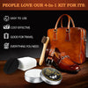 4-In-1 Mink Oil Leather Conditioner and Cleaner 3.52 Oz - Premium Waterproof Formula for Boots and Shoes