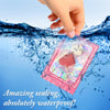 100 Pack Holographic Bags, Resealable Bags Packaging Bag with Clear Window Resealable Odor Foil Pouch for Food Storage, Lipgloss&Jewelry Lash Packaging(Pink, 2.4 X 3.9 Inch)