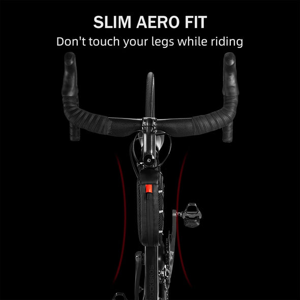ROCKBROS Top Tube Bike Bag Bicycle Front Frame Bag Bike Accessories Pouch Compatible with Iphone 14/13/12 Pro Galaxy S22/S21