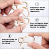 Wikavanli Metal Keychains Keyring Key Chain Ring Clip Holder Organizer for Home Car Keys Key Finder Women Men