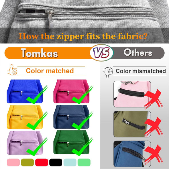 Tomkas Small Dog Sling Carrier - Zipper Pocket & Adjustable Strap & Zip Pocket - for 3-10 Lbs Pets(Grey)