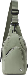 WESTBRONCO Small Sling Bag for Women Nylon Crossbody Sling Backpck Lightweight for Travel Casual Daily