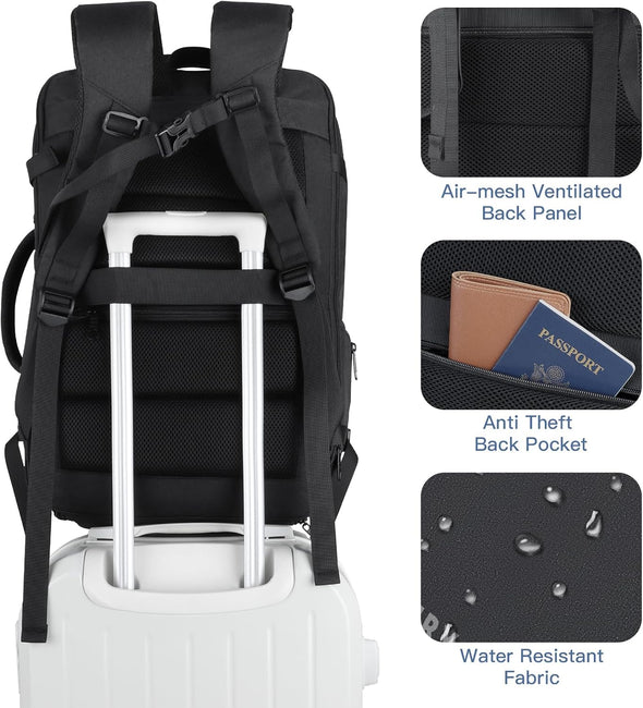 Gieury 50L Expandable Carry On Travel Backpack Gieury 50L Expandable Carry On Travel Backpack
