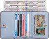 Toughergun Wallet Women Rfid Blocking Small Compact Bifold Luxury Leather Pocket Wallet Ladies Mini Purse with ID Window